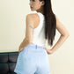 MANON SATIN SHORTS (SPINDLE BLUE)