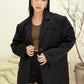 MANON SATIN BLAZER (BLACK)