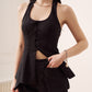 HIGH KEY BIG POCKET SHORTS (BLACK STRIPE)(BACKORDER)