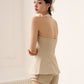 HIGH KEY HALTER TOP (SAND STRIPE)(BACKORDER)