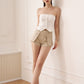 HIGH KEY BIG POCKET SHORTS (SAND STRIPE)(BACKORDER)