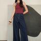 ICONIC WIDE-LEG JEANS (DARK DENIM)