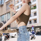 MAIN RIPPED DENIM SHORTS (VINTAGE WASH)
