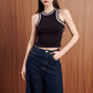 ICONIC WIDE-LEG JEANS (DARK DENIM)