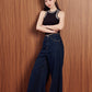 ICONIC WIDE-LEG JEANS (DARK DENIM)