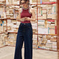 ICONIC WIDE-LEG JEANS (DARK DENIM)