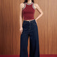 ICONIC WIDE-LEG JEANS (DARK DENIM)