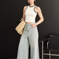 ICONIC WIDE-LEG JEANS (ANTIQUE BLUE DENIM)