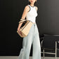 ICONIC WIDE-LEG JEANS (ANTIQUE BLUE DENIM)