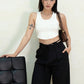 STRING ME ALONG PANTS (BLACK)