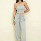 OFF-DUTY TUBE TOP (GREY)