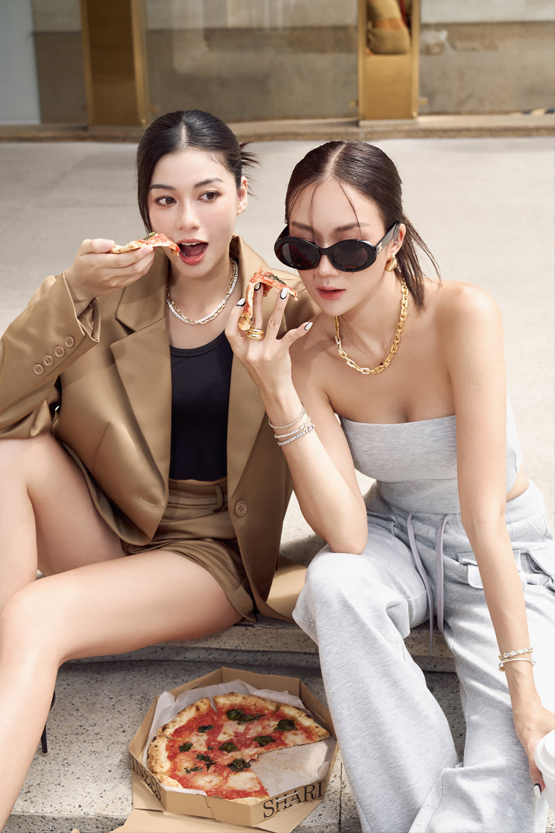 OFF-DUTY TUBE TOP (GREY)