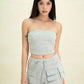 OFF-DUTY TUBE TOP (GREY)