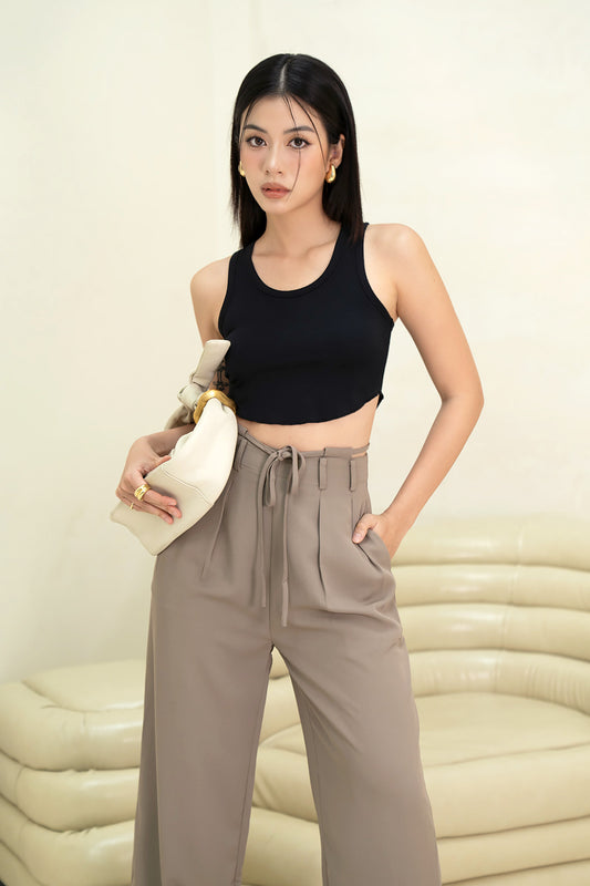 ESSENTIAL BASIC CROP TOP (BLACK)