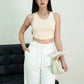 STRING ME ALONG PANTS (WHITE)